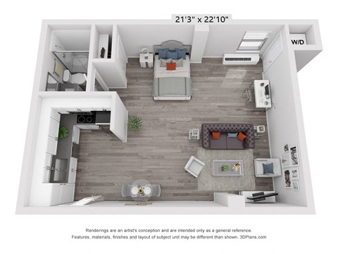 S5A Floor Plan at Elevate 758, Alabama, 36602